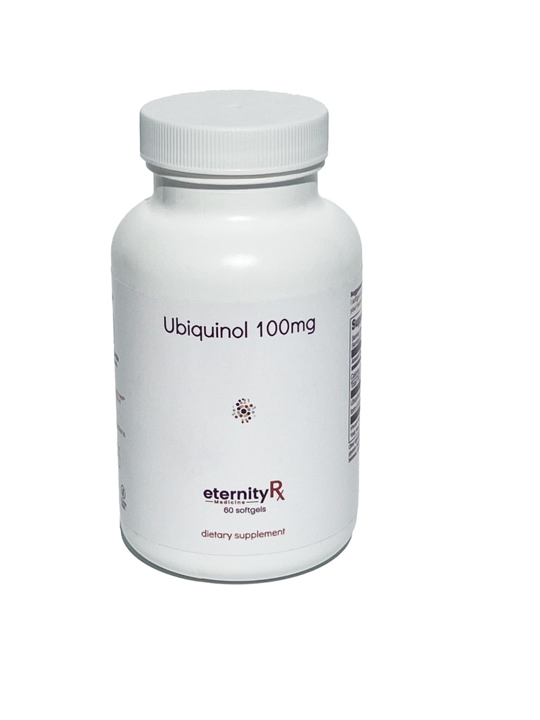 Ubiquinol 100mg – Kaneka Ubiquinol™ for Cellular Energy, Circulation & Heart Health – Superior Absorption CoQ10 – 60 Softgels – Non-GMO, Gluten-Free – by Eternity Medicine