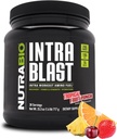 NutraBio Intra Blast Bcaa Powder Amino Acid supplement, Electrolyte " Hydration Blend, Intra, Pre Workout ' Muscle Recovery, 20g Ea Amino Acids Powder, 5g Glutamine- Tropical Fruit Punch, 30 Serving