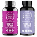 Happy Healthy Hippie PeriPeace Supplements for Women & Go with The Flow Hormone Balance for Women