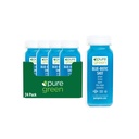 Pure Green Cold Pressed Probiotic Shots – 24 Pack 2oz | Daily Support | Blue Spirulina, Ginger & Lemon | Bacillus Coagulans Probiotic | Non-GMO, Gluten Free