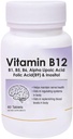 Vitamin B12 with B1, B5, B6, B9(Folic Acid), Alpha Lipoic Acid ALA & Inositol Supplements | Energy Management | Antioxidant | 60 Tablets