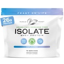 Muscle Feast Grass-Fed Whey Protein Isolate, All Natural Hormone Free Pasture Raised, Whey Isolate Protein Powder for Men and Women, Clean, Non-GMO & Gluten-Free, Isolate Protein - Unflavored, 5lb
