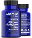 Methylene Blue Capsules for Humans - USP Grade 99% Purity, Methylene Blue Pharmaceutical Grade, Third Party Tested, Supports Cellular & Mitochondrial Function, Made in USA, 60 Count