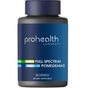 ProHealth Full Spectrum Pomegranate Supplement 60 Capsules, Heart Support with Pomegranate Extract&Pomegranate Juice Powder