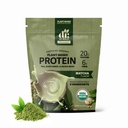 Dr. Murray's USDA Organic Plant Based Protein Powder | 20g Protein | 6g Fiber | Vegan & Keto | Gluten & Dairy Free | Low Carb | No Added Sugar | Matcha, 1 lb.