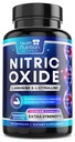 Extra Strength Nitric Oxide Booster - 3X Strength L-Arginine, Citrulline, & Beta Alanine - Premium Nitric Booster Natural Energy, Muscle & Heart Support, Bottled in USA for Men & Women - 120 Capsules
