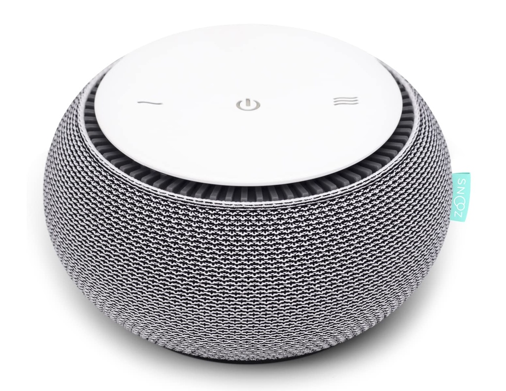 SNOOZ Smart White Noise Machine - Real Fan Inside for Non-Looping Sound, Portable Sleep Aid for Adults, Dogs, Travel, Home, Bedroom, Sleeping, Office Privacy, Therapy, & Baby Registry Essential- Cloud