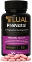 LUAL Prenatal Vitamins for Women – Prenatal Multivitamin with Folic Acid, Iron & Essential Nutrients – One Daily Pregnancy Wellness Support – 100 Tablets