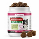 Dog Multivitamin Chews, Pet Vitamins and Supplements for Joint, Coat, Digestive Health and Immune System, Contains Vitamins, Minerals and Lysine, for Puppies, Senior Dogs and Pregnant Dogs