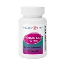 GeriCare Vitamin B-12 100mcg Tablets – Promotes Energy, Cognitive Function & Nervous System Support – Trusted Supplement for Daily Wellness – 100 Count