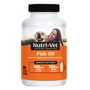 Nutri-Vet Fish Oil Supplement for Dogs, Omega 3, Fish Oil for Dogs, Pet Supplies, Pet Vitamins and Supplements, EPA DHA Formula, Puppy Vitamins, Shed Control, New Puppy Essentials, 100 Count