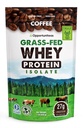 Opportuniteas Protein Coffee Powder - Zero Sugar, No Sweeteners – Grass Fed Whey Protein Isolate and Real Colombian Coffee – No Added Flavors, Clean Energy & Muscle Recovery, 1lb