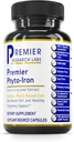 Premier Research Labs Phyto-Iron - Plant Based Iron for Men & Women for Blood Support, Curry Leaves Supplement, Iron Supplements, Non-Heme Iron, 18mg Iron Per Serving - 120 Vegetarian Capsules