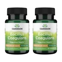 Swanson Bacillus Coagulans Spore-Form Probiotic for Adults Seeking Shelf-Stable Digestive Support with 6 Billion CFU - Acid-Resistant (60 Vegan Capsules, 2 Pack)