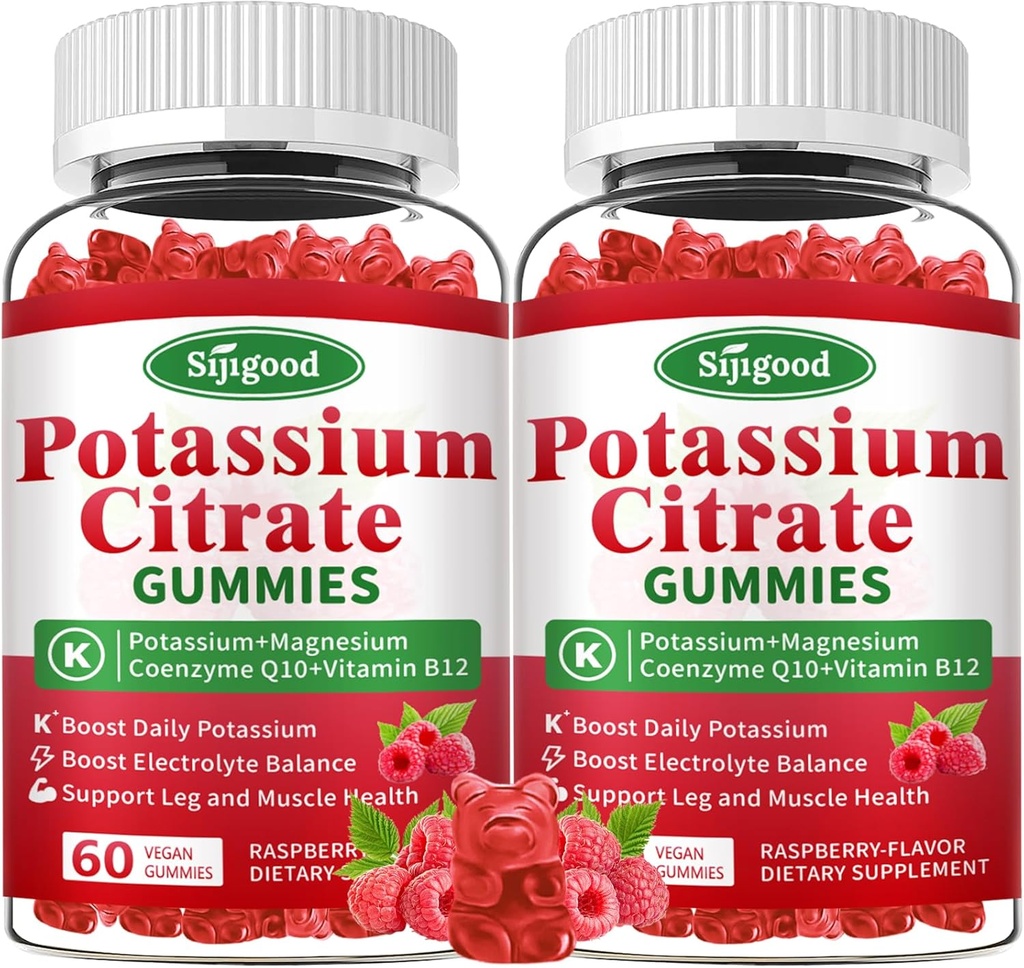 2 Pack Kalium citraat Gummies 
