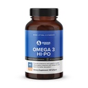 Designs for Sport Omega 3 HI-PO - High-Potency Triglyceride Fish Oil - 1500 mg Omega-3 with 750 mg EPA & 750 mg DHA - No Fishy Aftertaste - 60 Softgels