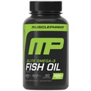 MusclePharm Essentials Fish Oil, Elite Omega 3 Supplement, Supports Joints, Muscular Performance & Recovery, Brain, Heart & Immune Health, 2000mg Omega 3 Fish Oil Per Serving, 60 Softgels, 30 Servings