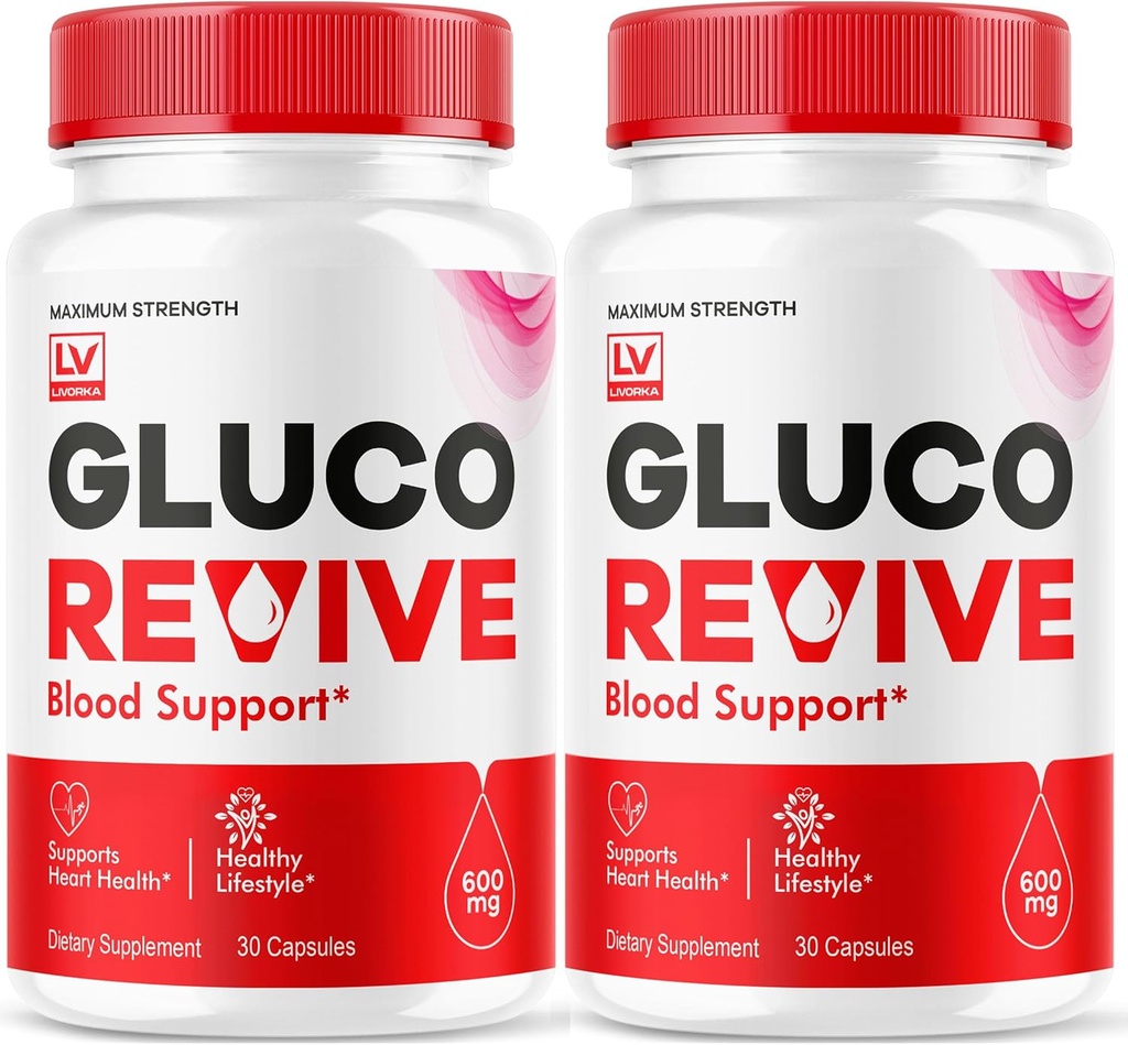 (2 Pack) Gluco Revive - GlucoRevive, Gluco Revive Таблетки,GlucoRevive підтримка, GlucoRevive Capsules, Gluco Revived Всі Natural Premium Formula, Gluco Revive таблетки Відгуки, 60 Капсули на 2 місяці