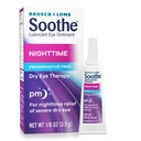 Soothe Preservative-Free Lubricant Eye Ointment, Nighttime Relief for Severe Dry & Irritated Eyes, Gentle for Sensitive Eyes, 0.12 Fl Oz