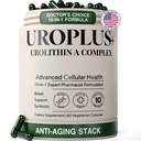 10-in-1 UROLITHIN A 1250mg Liposomal Longevity Complex | w. NAD+, Nicotinamide Riboside & Resveratrol | Mitochondrial Support Promotes Cellular Energy, Anti-Aging & Muscle Recovery