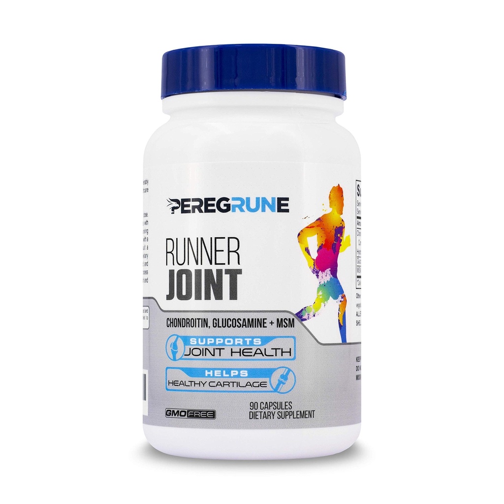 Runner Joint Support Supplement | Supports Healthy Joints, Cartilage & Mobility | Glucosamine Chondroitin MSM | GMP Certified Joint Support for Athletes – 90 Capsules