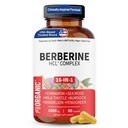 Premium Berberine Complex | Multi-Ingredient Botanical Blend with Cinnamon, Milk Thistle, NAC & Zinc | Daily Plant-Based Formula | Third-Party Lab Tested, Vegan, Non-GMO, Gluten-Free, 60 Capsules