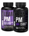 Jacked Factory Lean PM & Lean PM Max Night Time Fat Burner, Sleep Aid Supplement, & Appetite Suppressant for Men and Women (180 Capsules)