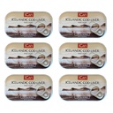 Ican Wild-Caught Iceland Cod Liver Stock Up & Save (Pack of 6) – 4.06 oz Canned Cod Liver in Own Oil – Rich in Omega-3 & Vitamin D – Keto & Paleo Friendly