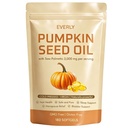 Everly Pumpkin Seed Oil with Saw Palmetto – Cold Pressed Virgin Pumpkin Seed Oil, Rich in Essential Fatty Acids & Naturally Occurring Phytosterols, Non-GMO – 180 Softgels (1)