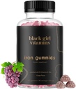 Black Girl Vitamins - Iron Gummies (20 мг), Підтримує залізодефіцит і анемія, клейковини-Free, Gelatin Free, виготовлений в США (Grape, 60 Count) 30 день постачання
