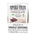 NaturesPlus SPIRU-TEIN, Chocolate - 8 Total Packets - Plant-Based Protein Shake - Non-GMO, Vegetarian, Gluten Free - 8 Total Servings