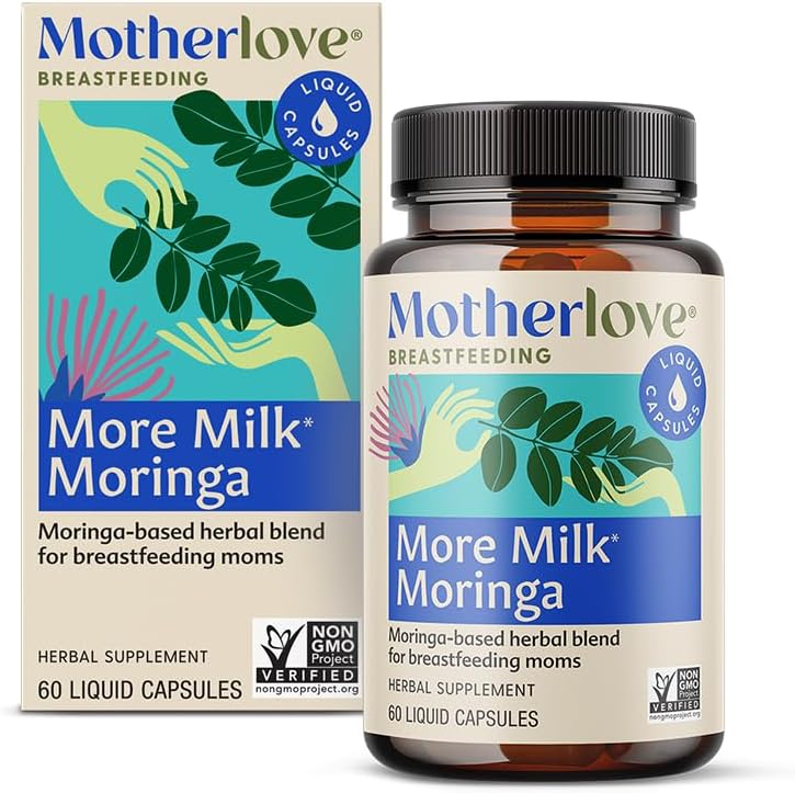Motherlove Moringa lapte (60 capace lichide) Moringa-Based Suplimentul de alăptare pentru a sprijini alimentarea cu lapte de sân