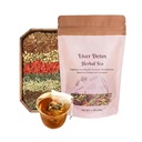 Liver Detox Herbal Tea with Milk Thistle, Dandelion Root, Chrysanthemum, Natural Loose Leaf Blend for Liver Health, Includes Spoon and Tea Bags