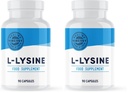 Vimergy L-Lysine – Promotes Healthy Skin, Hair & Nails* – Supports Healthy Metabolism* – Vegan, Non-GMO & Gluten-Free – 90 Capsules (Pack of 2)