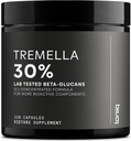 Tremella Gomba Ultra High Potency 15: 1 kivonat 30% béta-glükánnal - Pure & Concentrated Formula - Third-Party Lab tesztelt tisztaság és minőség - 120 kapszula