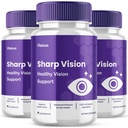 (3 Pack) Sharp Vision Capsules, SharpVision Supplement Premium Advanced Maximum Strength Formula, Sharpe Vision Healthy Eyes Support Natural Ingredients Vitamins Pills, Sharper Vision Reviews (180 ct)