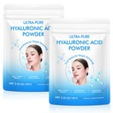 2 Pack Hyaluronic Acid Powder for Skin – High Molecular Weight, Deeply Hydrating, Cosmetic Grade Water-Soluble Powder, Vegan, Gluten-Free, Ideal for DIY Serums & Creams, 7.6oz