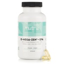 O-Mega-Zen3 +EPA Vegan Omega 3 Supplement - Fish Oil Alternative - Premium Marine Algal Based Omega-3 DHA and EPA Fatty Acids - Carrageenan Free - 120 Softgels
