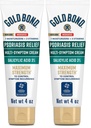 Gold Bond Multi-Symptom Psoriasis Relief Cream, 4 oz., for Itchy, Irritated & Scaling Skin (Pack of 2)