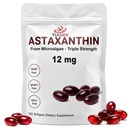 Astaxanthin 12mg, Triple Strength Astaxanthin Supplements, Natural Antioxidant Supplement for Skin & Eye Health Support, 120 Softgels, 4 Month Supply, Non-GMO, Gluten Free