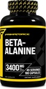 Primaforce Beta Alanine Capsules 3 400mg, 180 kapslar (45 portioner) - Potent Beta-Alanine Supplement