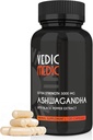 Capsules bio Ashwagandha Extra Strength 3000mg avec extrait de poivre noir - Stress Relief, Mood Enhancer, Support énergétique - Non-OGM, Vegan, Sans gluten (120)