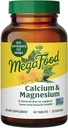 Tambahan MegaFood Calcium Magnesium - Mendukung Kesehatan Tulang & Hati - Suplemen Kalsium Magnesium untuk Perempuan dan Pria - Non-GMO - 60 Tablet (20 Pelayan)