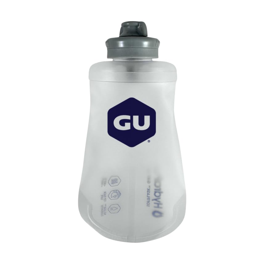 Soft Flask for Energy Gels, Collapsible Water Bottle, Leakproof Portable Flexible, Easy Open Cap, Foldable, Lightweight for Running, Hiking, Cycling, Climbing, Gym, Travel, 150 mL