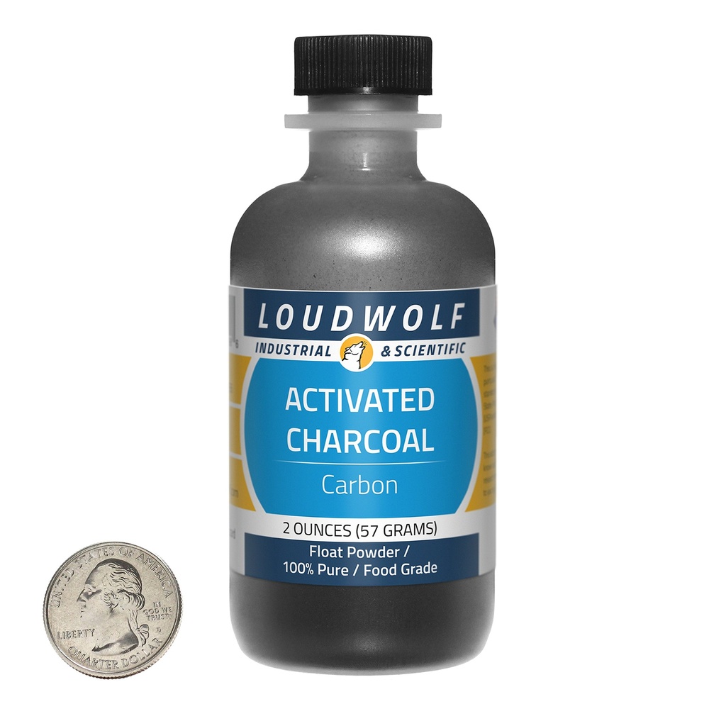 Activated Charcoal/Float Powder / 2 Ounces / 100% Pure Food Grade/Ships Fast from USA