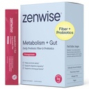 Zenwise Health Daily Fiber Supplement with Prebiotics to Help Control Appetite and Support Digestive Health - Gut Health Support for Women & Men - 28 Count, Pomegranate
