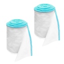 2 Rolls Wet Wraps Bandage for Eczema,3.54" X 1.97 yd Elastic Arm and Leg Sleeves for Skin Treatment, Wet Wraps Therapy Bandages for Eczema & Psoriasis Itch Relief (Blue)
