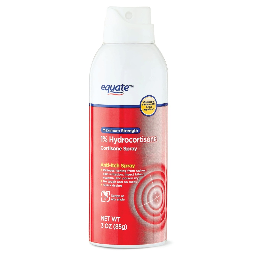 Equate Maximum Strength Anti-Itch Continuous Spray 3.0 oz