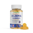 Sugar-Free Eczema Treatment Gummies — USA-Made, 10x Effective, 20+ Vitamins Support Eczema Treat, Psoriasis, Rosacea & Dermatitis — Healthy Skin, Soothes Itching & Redness (60 Gummies)