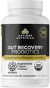 Gut Recovery, Probiotics Gut Recovery, 건강한 소화 및 면역 체계 기능 지원, 서빙 당 50 억 CFUs*, 60 조사에 대 한 고대 영양 재생 유기 인증 Probiotics